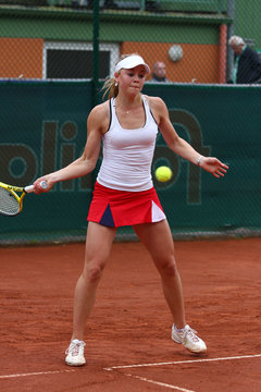 Carina Witthöft 2007 - Punktspiel TC RW Wahlstedt 1 / Club an der Alster